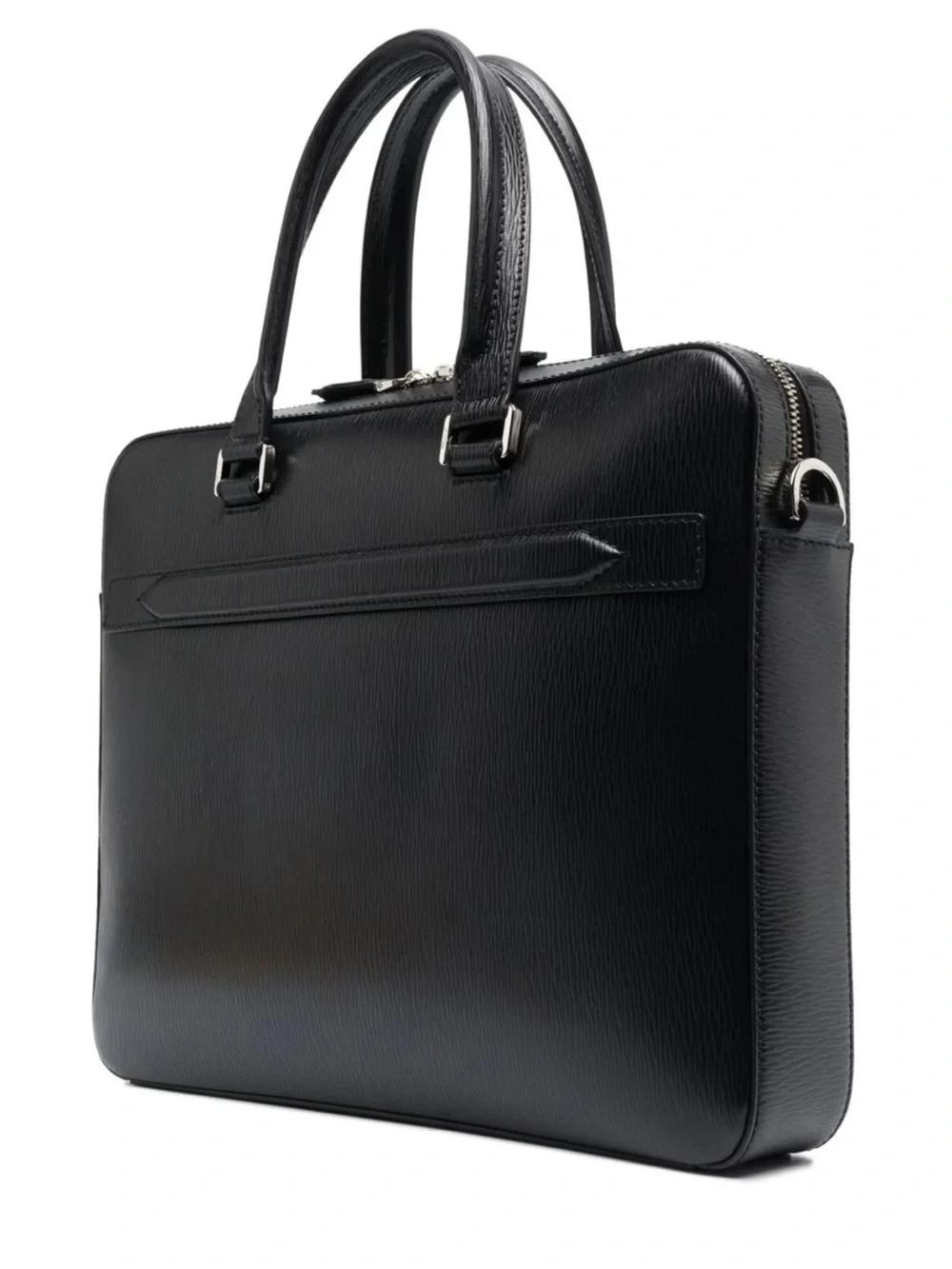 FERRAGAMO Revival Double Gancio Leather Briefcase